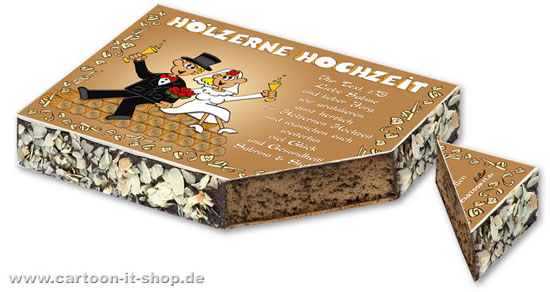 Geschenkidee H�lzerne Hochzeit