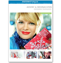Adventskalender Katalog Werbeartikel, cartoon IT