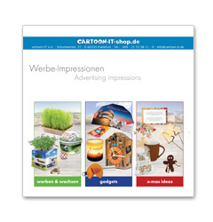 Werbe-Pflanzen und Naturprodukte Werbeartikel, cartoon IT