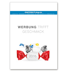 Werbeartikel Katalog, cartoon IT