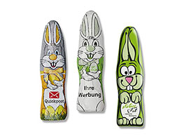 Schokoladen-Osterhase Werbeartikel