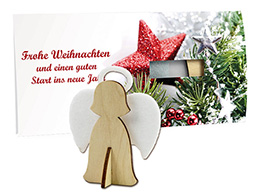 Steckfigurenkarte Engel