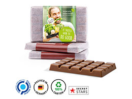 Schokolade Vollmilch, 10g