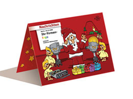 Weihnachtskarte Film und Fernsehen