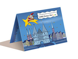 Weihnachtskarte (A6) L�beck