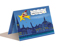 Weihnachtskarte (A6) - L�neburg, Stintmarkt