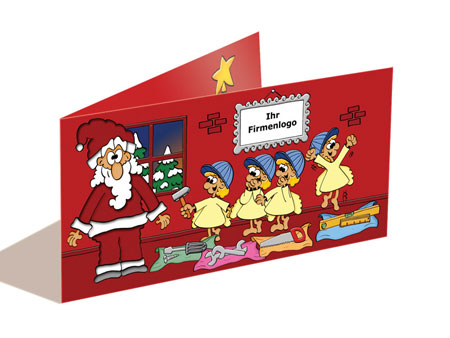 Weihnachtskarte - Handwerker Werkzeug -  : Was so ein richtiger Handwerker werden will, mu� schon fr�h �ben - Der...