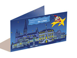 Weihnachtskarte Bonn