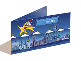 Weihnachtskarte gesch�ftlich M�nchen
