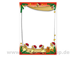 Weihnachtsbriefpapier Engel