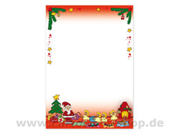 Weihnachtsbriefpapier Physiotherapie