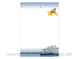 Weihnachtsbriefpapier Reederei