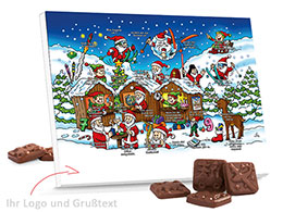 Adventskalender LINDT Schokoherzen