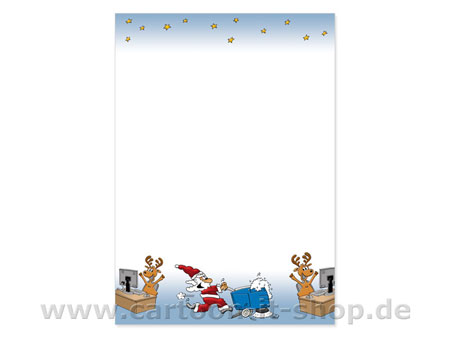 Weihnachtsbriefpapier B�roreinigung