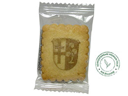 K�se-Geb�ck mit Logo