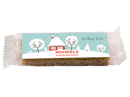 Lebkuchen Riegel mit Logo