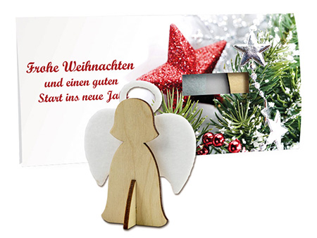 Steckfigurenkarte Engel