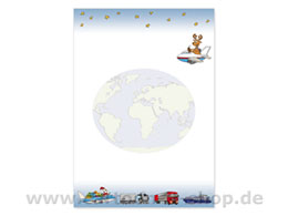Branchen-Weihnachtsbriefpapier Cargo, Logistik, Transport