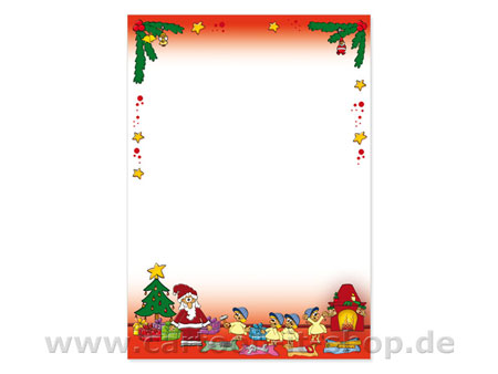 Weihnachtsbriefpapier Werkzeug