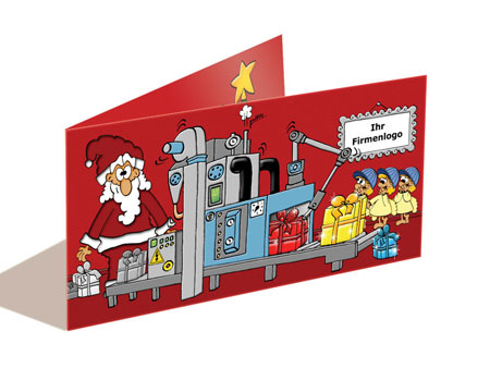 Weihnachtskarte Anlagenbau / Automatisierungstechnik