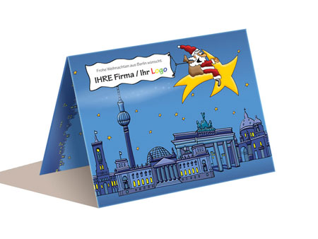 Weihnachtskarte (A6) - Berlin