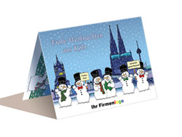 Weihnachtskarte K�ln (A6)