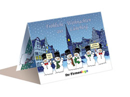 Weihnachtskarte L�neburg bestellen