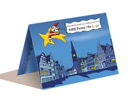 Weihnachtskarte (A6) - L�neburg, Am Sande