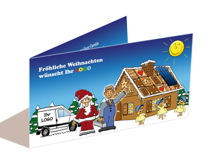 Weihnachtskarte Photovoltaik Solaranlagen